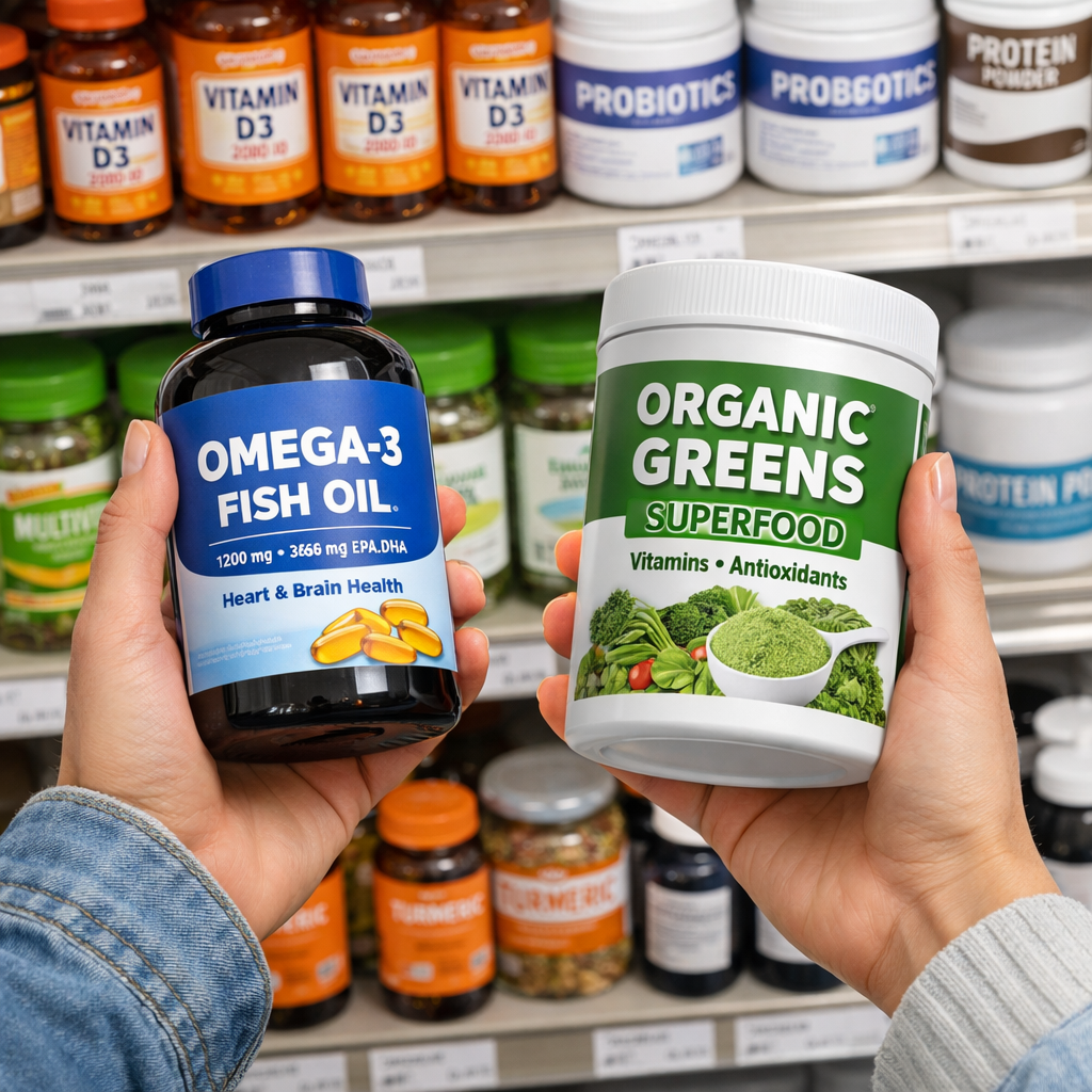 Choose health supplement product